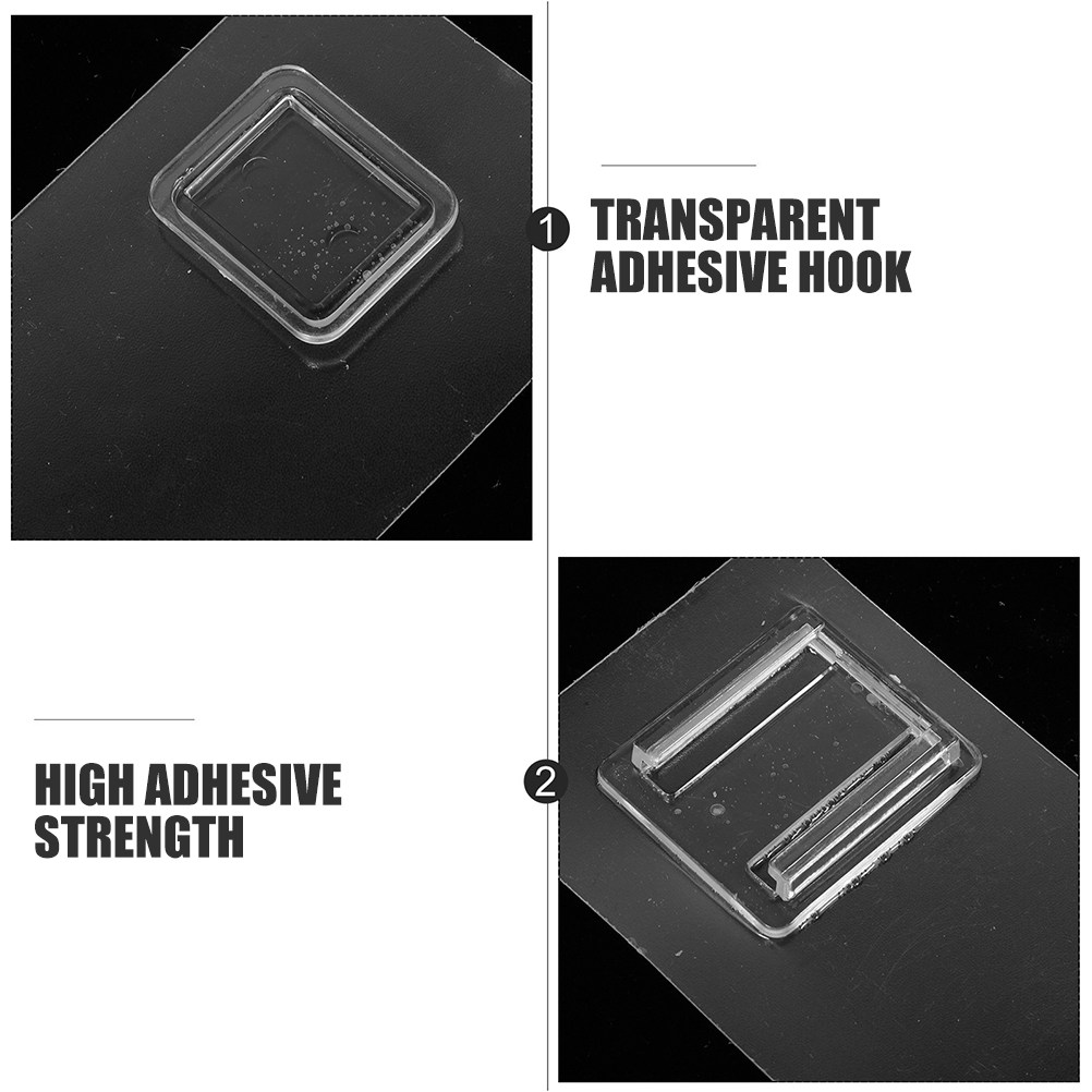 20 Sets transparente Wandhaken – Home Bathroom Organizer Bewertung und Preis